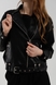 Куртка жіноча однотонна GK23 3XL Чорний (2000990445452D) Фото 4 з 14