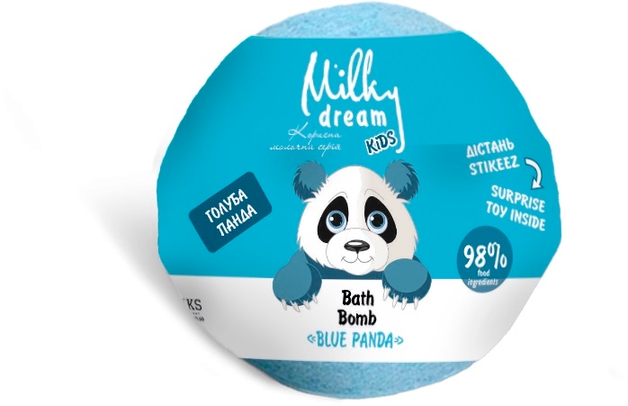 Фото Бомба для ванн "Голубая панда" Milky Dream 301711 Разноцветный (4820205301711)