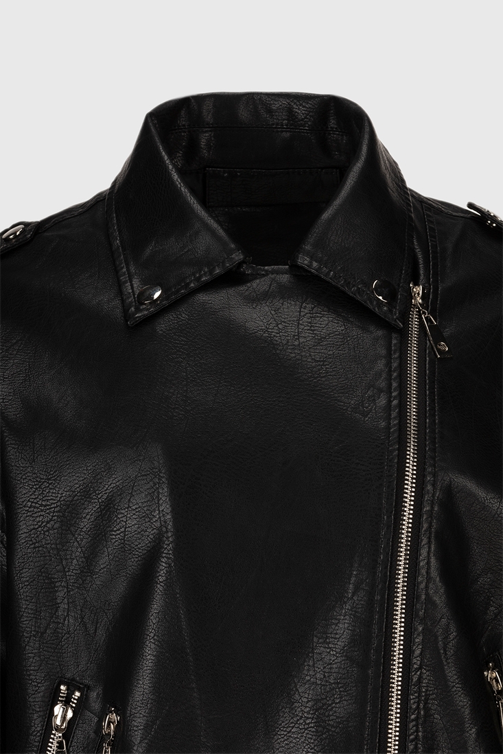 Фото Куртка женская однотонная GK23 3XL Черный (2000990445452D)
