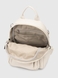 Сумка-рюкзак жіноча 5105-3 Бежевий (2000990560490A) Фото 9 з 10