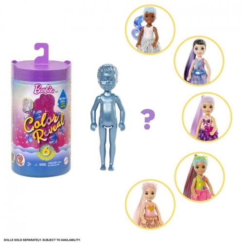 Фото Кукла Челси и друзья "Цветное перевоплощение" Barbie, серия "Блестящие" (GTT23) (887961920291)