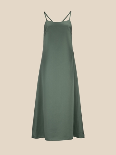 Фото Платье однотонное женское LAWA WTC02367 XL Оливковый (2000990565594S)