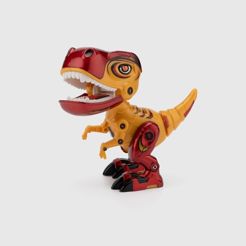 Фото Робот динозавр батар. MY66-Q1203 Желто-красный звук, в кор. 18 х 14 х 7см (2000989900139)
