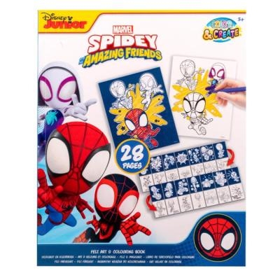 Фото Раскраска Disney Spider-Man SP23351 Разноцветный (8719668008632)