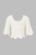 Блуза однотонная женская 106 One Size Белый (2000990337689S) Фото 12 из 13