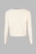 Пуловер однотонний жіночий 21133 L Молочний (2000990337511D) Фото 9 з 10