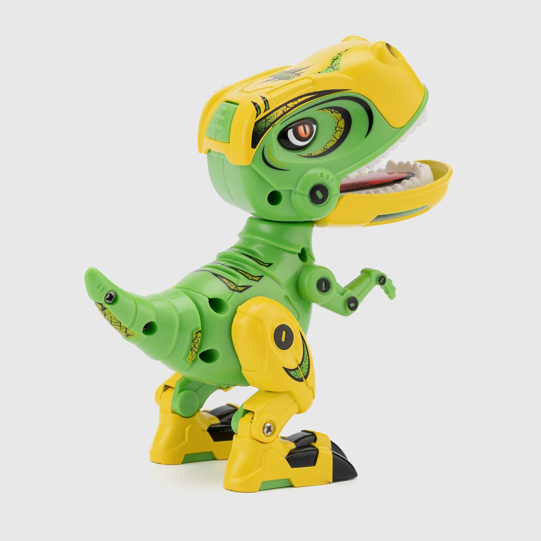 Фото Робот динозавр батар. MY66-Q1203 Зелено-жовтий звук, в кор. 18 х 14 х 7см (2000989900122)