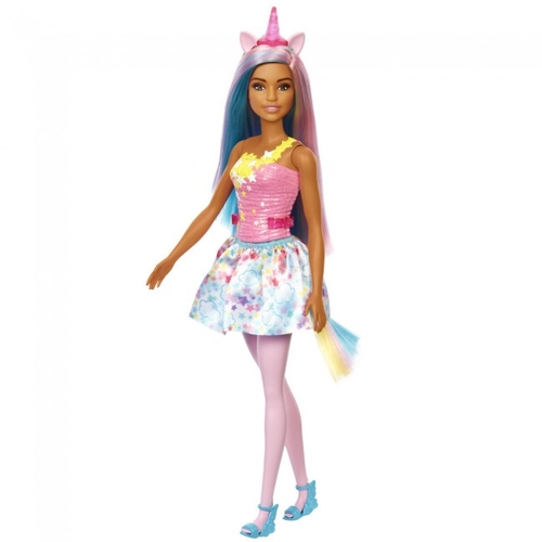 Фото Кукла-единорог Barbie HGR21 Разноцветный (2000990203205)