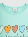 Костюм футболка+шорты для девочки Baby Show 16488 110 см Мятный (2000990554215S) Фото 3 из 10