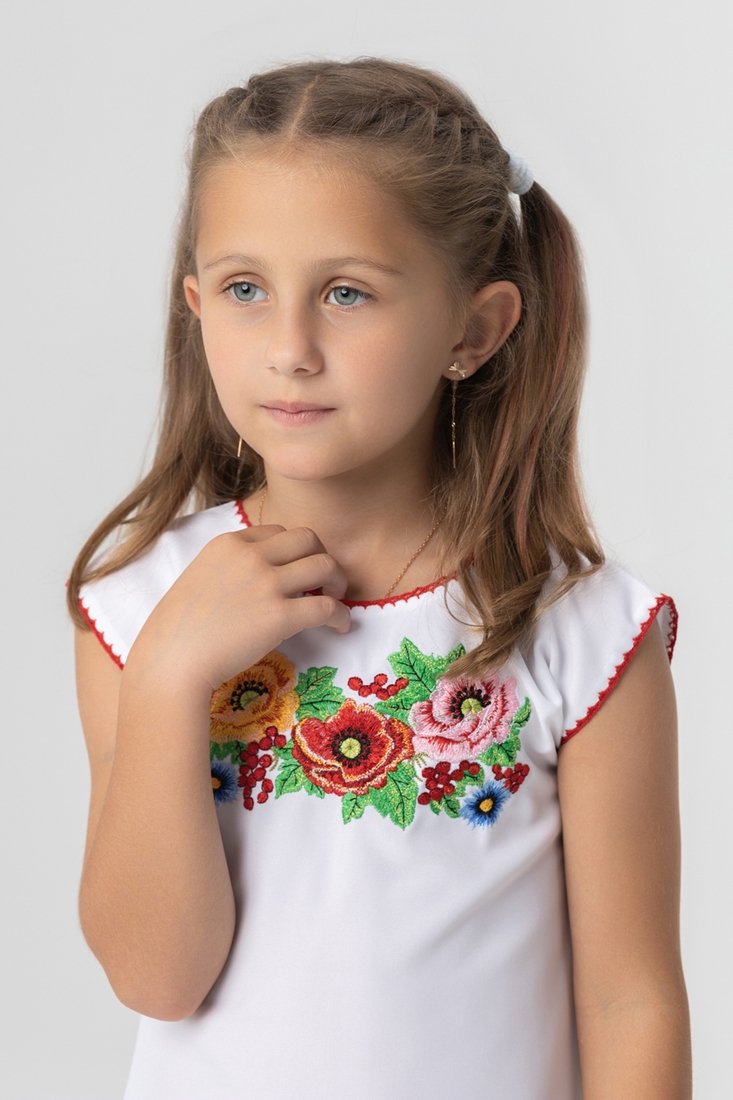 Фото Сукня вишиванка для дівчинки КОЗАЧЕК ЛІЗА 152 см Різнокольоровий (2000990029560D)