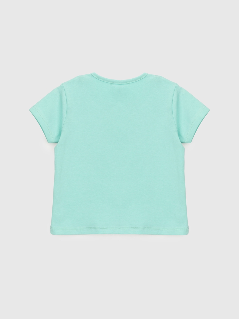 Фото Костюм футболка+шорты для девочки Baby Show 16488 110 см Мятный (2000990554215S)