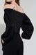 Блуза женская 2401 L Черный (2000990396594D) Фото 4 из 9
