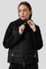 Куртка однотонная женская Visdeer 24111 XL Черный (2000990321220D) Фото 1 из 15