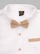 Костюм для мальчика (рубашка+штаны+подтяжки) Mini Papi 3190 128 см Бежевый (2000990489524D) Фото 12 из 20