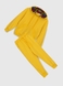 Костюм худі+штани дитячий Dinomin DM2401 140 см Жовтий (2000990558053D) Фото 8 з 17