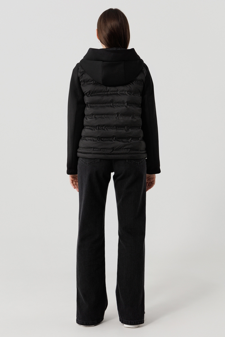 Фото Куртка однотонная женская Visdeer 24111 XL Черный (2000990321220D)