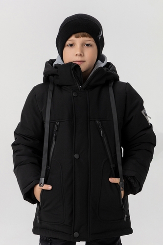 Фото Куртка зимняя для мальчика ОШЕН Jasper 128 см Черный (2000989553267W)