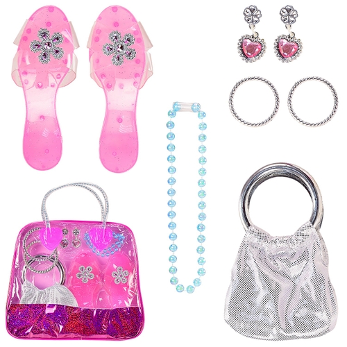 Фото Аксессуары для девочек туфельки, браслеты, серьги, сумочка 920 Разноцветный (6977479404926)