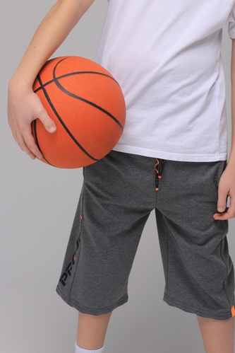 Фото Капри спортивные для мальчика с принтом X-SHOW 1105 176 см Темно-серый (2000989446712S)