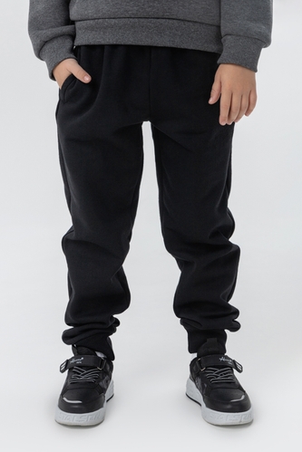 Фото Спортивные штаны с принтом для мальчикаDeniz 605 128 см Черный (2000990127815W)