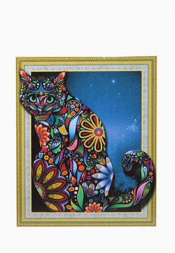 Набір для творчості DIY Алмазна живопис 40 х 50 "Чарівний кіт" 5073 (2000903596943)