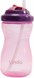 Пляшка-непроливайка з соломинкою Lindo LI 127 16 х 7 х 7 см Рожевий (2000989637097) Фото 1 з 2