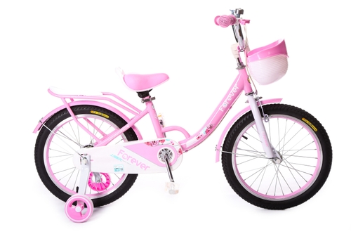Фото Велосипед детский 2-х колесный 18 радиус колеса FOREVER S0924-264 Розовый (2000903247890)