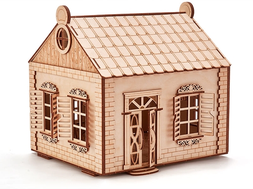 Фото Механически сувенирно-коллекционная модель "Сельская домик" 0524 (4820195190524)