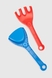 Іграшка Лопатка і граблі Квіточка Disney 39630 Синьо-червоний (2000990469076) Фото 2 з 2