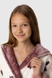 Халат для дівчинки POLAR Квадрат 11-12 років Білий (2000990048554A) Фото 3 з 13