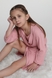 Костюм халат+пижама для девочки Barwa 0321/324 32 Пудровый (2000903369639А) Фото 5 из 23