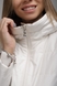 Куртка двостороння жіноча Button 62-752 2XL Молочний (2000989400233D) Фото 5 з 20