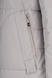 Куртка однотонна жіноча On me M22241 XL Світло-сірий (2000990314703D) Фото 12 з 15