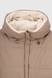 Куртка зимова жіноча 8336 2XL Темно-бежевий (2000989871965W) Фото 19 з 29