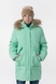 Куртка зимова для дівчинки Feiying H23-21 158 см М'ятний (2000989630227W) Фото 1 з 18