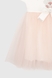 Сукня однотонна для дівчинки Baby Show 9409 86 см Пудровий (2000990473707S) Фото 4 з 6