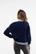 Пуловер однотонний жіночий Park karon 10339 One Size Темно-синій (2000989850892D) Фото 3 з 12