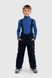 Штаны на шлейках для мальчика EN109 104 см Синий (2000989593348W) Фото 1 из 19