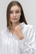 Сорочка з візерунком жіноча Karol 5118 L Білий (2000990006516D) Фото 2 з 13