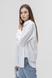 Сорочка з візерунком жіноча Karol 5118 L Білий (2000990006516D) Фото 3 з 13