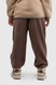 Спортивні штани однотонні для хлопчика Lizi 9107 98 см Коричневий (2000989835028W) Фото 4 з 12