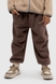 Спортивні штани однотонні для хлопчика Lizi 9107 116 см Коричневий (2000989835042W) Фото 1 з 12