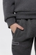 Спортивные штаны с принтом для мальчика Atescan 1104-1 152 см Графитовый (2000990263278W) Фото 4 из 14