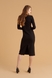 Платье однотонное женское Karol 5145 S Черный (2000990319050D) Фото 5 из 9