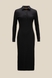 Сукня однотонна жіноча LAWA WTC02349 XL Чорний (2000990263704D)(LW) Фото 6 з 8