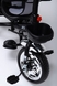 Велосипед 3-х колесный с капором, родительская ручка CBI6162 Серый (2000989581048) Фото 8 из 9