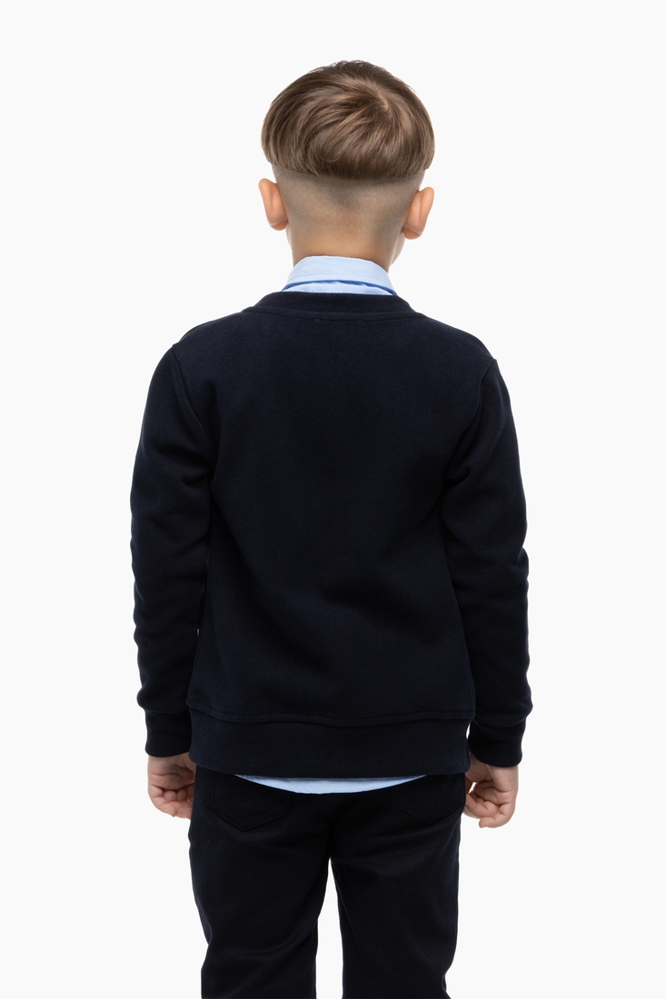 Фото Кофта з принтом для хлопчика SAFARI 245 146 см Темно-синій (2000989824589D)