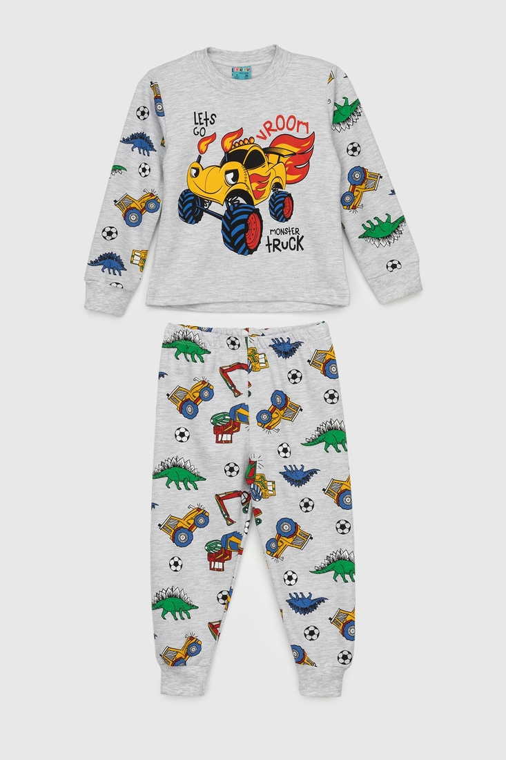 Фото Костюм (свитшот+штаны) для мальчика Baby Show 231004 110 см Серый (2000989931522D)