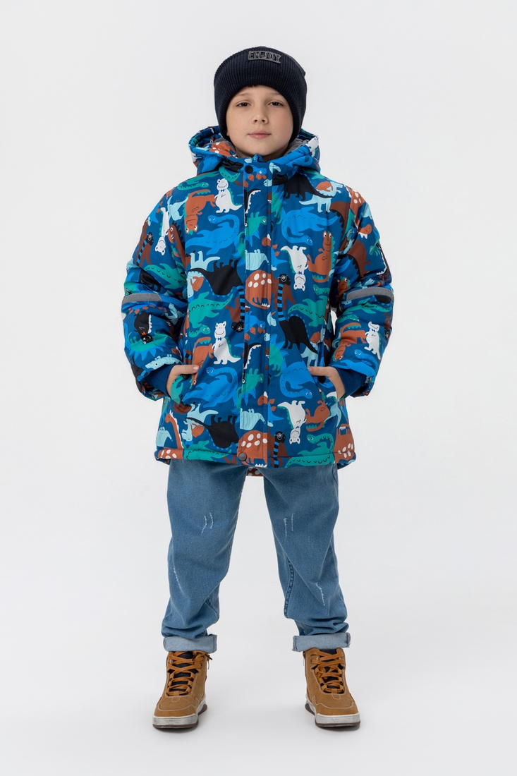 Фото Куртка для хлопчика XZKAMI 23607 128 см Синій (2000989985167D)