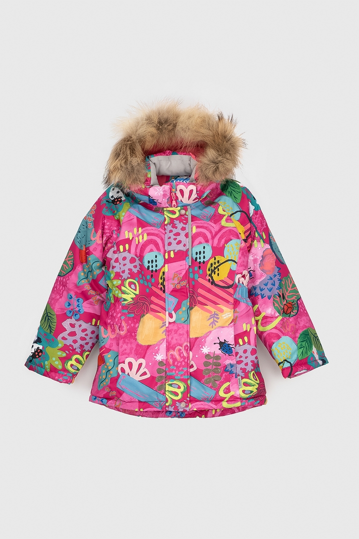 Фото Куртка зимова для дівчинки Snowgenius H26-025 104 см Малиновий (2000989629511W)